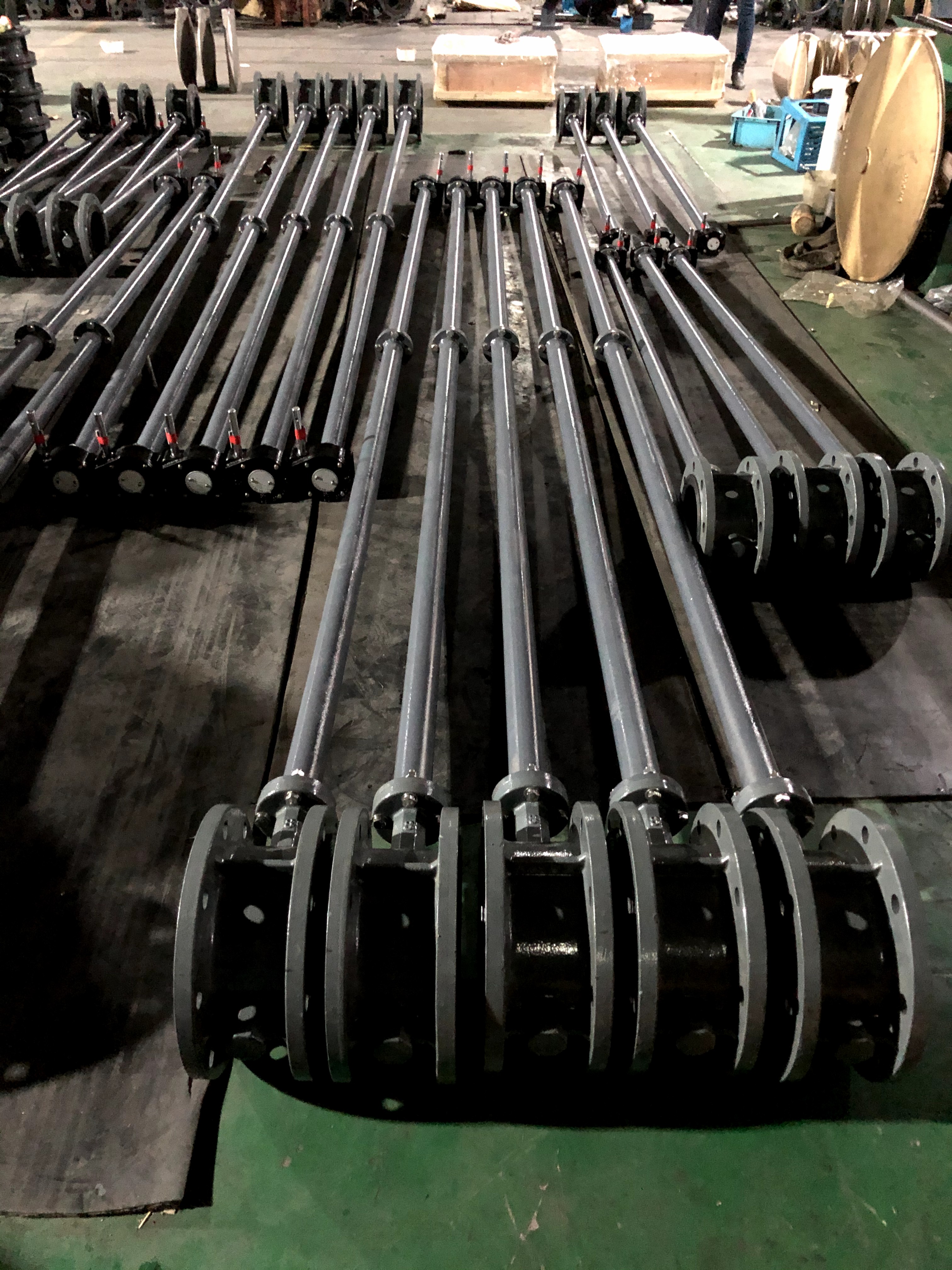 加长杆法兰蝶阀